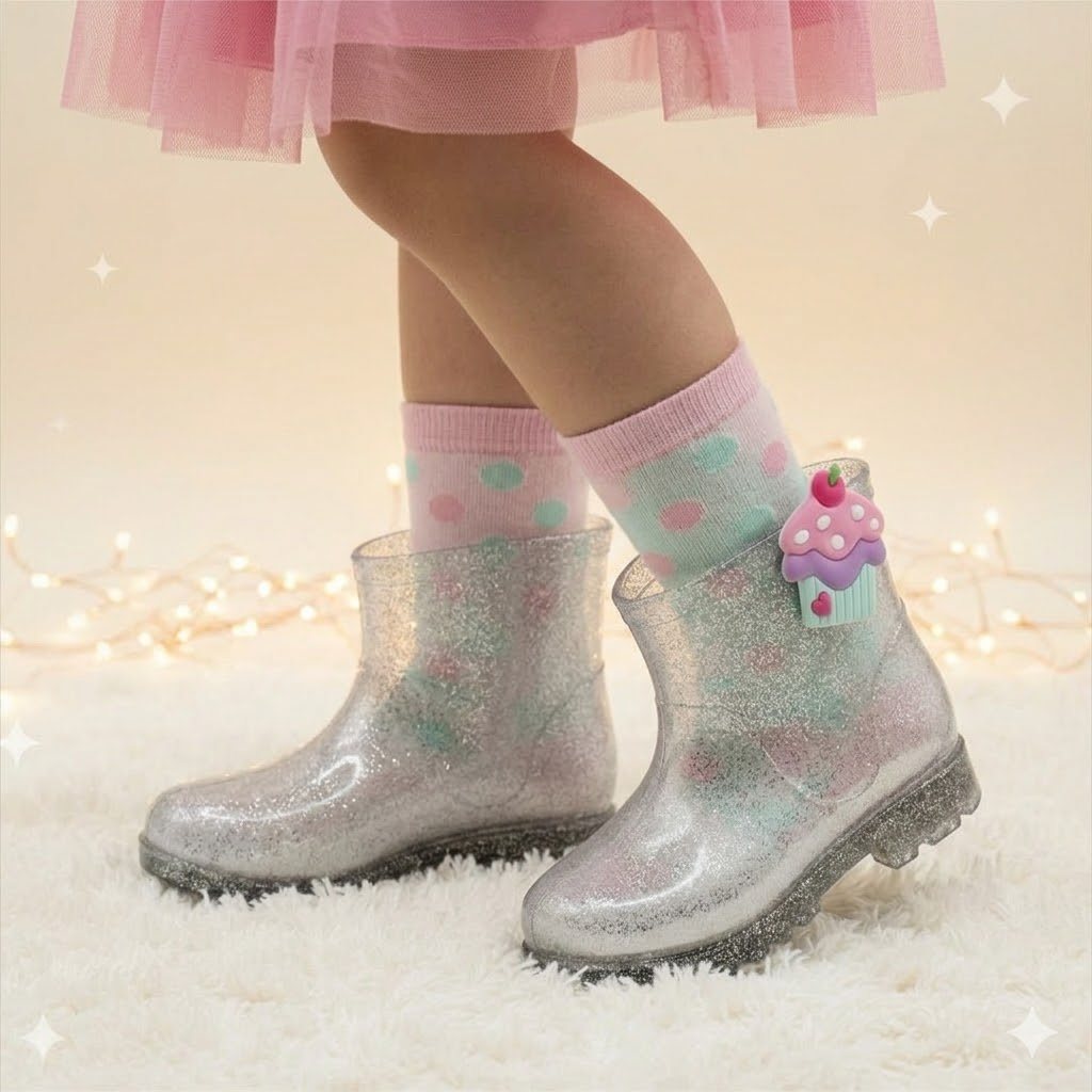 Galocha Infantil Menina Zello Docinhos Impermeável Confortável