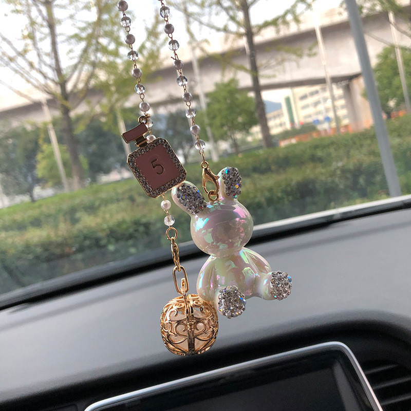 Novo coelho carro aromaterapia pingente suprimentos interiores do carro decorações de carro High-End criativo decorações