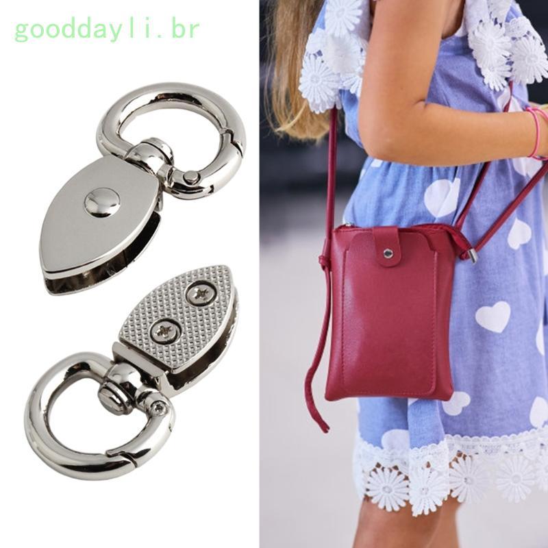 GOO 2 Peças Fecho Metal Antigo, Conector Alça Bolsa, Fivela Bloqueio Lateral Prática Para Acess