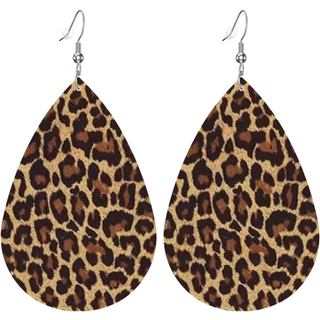 Brincos BOFILL com Estampa de Leopardo para Mulheres, Pendentes de Couro, Leves, Acessórios para Roupas Modernas, Presen