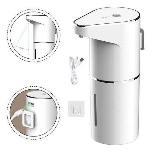 Saboneteira Dispenser Sabão Sabonete Líquido Automática Preto