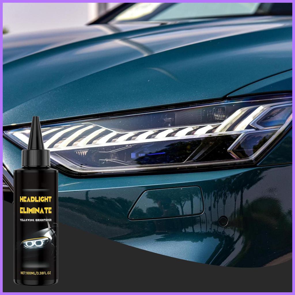 Restaurador De Lente De Farol , Solução De Visibilidade De Reforço , Líquido De Limpeza De Automóvel Para Iniciantes whe