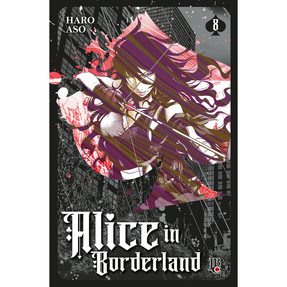Capa do livro Mangá - Alice in Borderland - BIG - Vol. 08 - por Haro Aso - Editora JBC