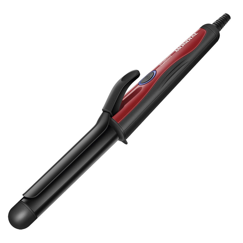 Modelador de Cachos Mondial Infinity EM-12 Preto/Vermelho - Bivolt em Oferta na Shopee