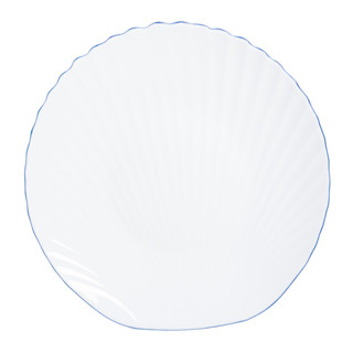 Prato Raso Tetis Vidro Opalino com Filado Azul Concha -L Hermitage em Oferta na Shopee