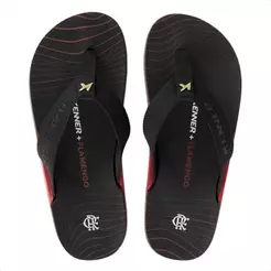 Chinelo Kenner Masculino NK6 Pro Flamengo Rubro-Negro