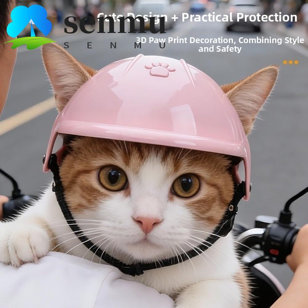Capacete Para Animais De Estimação SENMU , De Segurança Cães Resistente A Impactos , Tapete De Esponja Ajustável