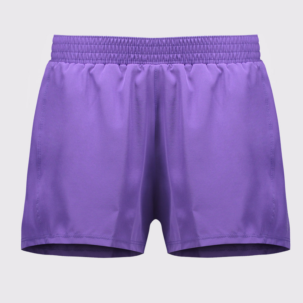 Shorts Selene Sports Feminino Roxo e Prata