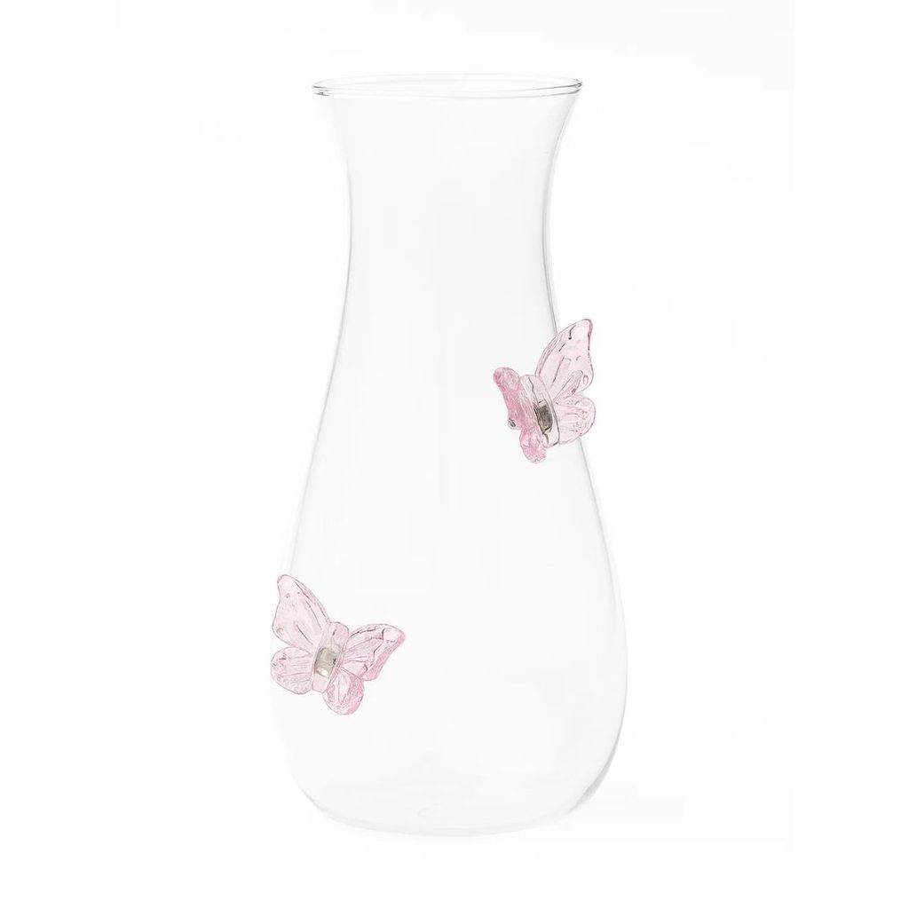 Jarra / Vaso Multiuso Vidro Butterfly Flowers 25192 - Vencedor