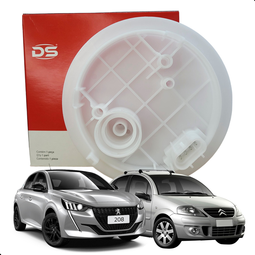 Flange Tampa Módulo Combustível Citroen C3 C4 Peugeot 208 307 408 Flex