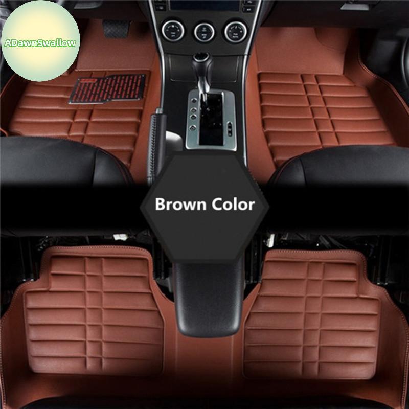 ADS 5 Pcs Universal Car Auto Floor Mats FloorLiner Tapete Dianteiro E Traseiro Para Todos Os Climas BR