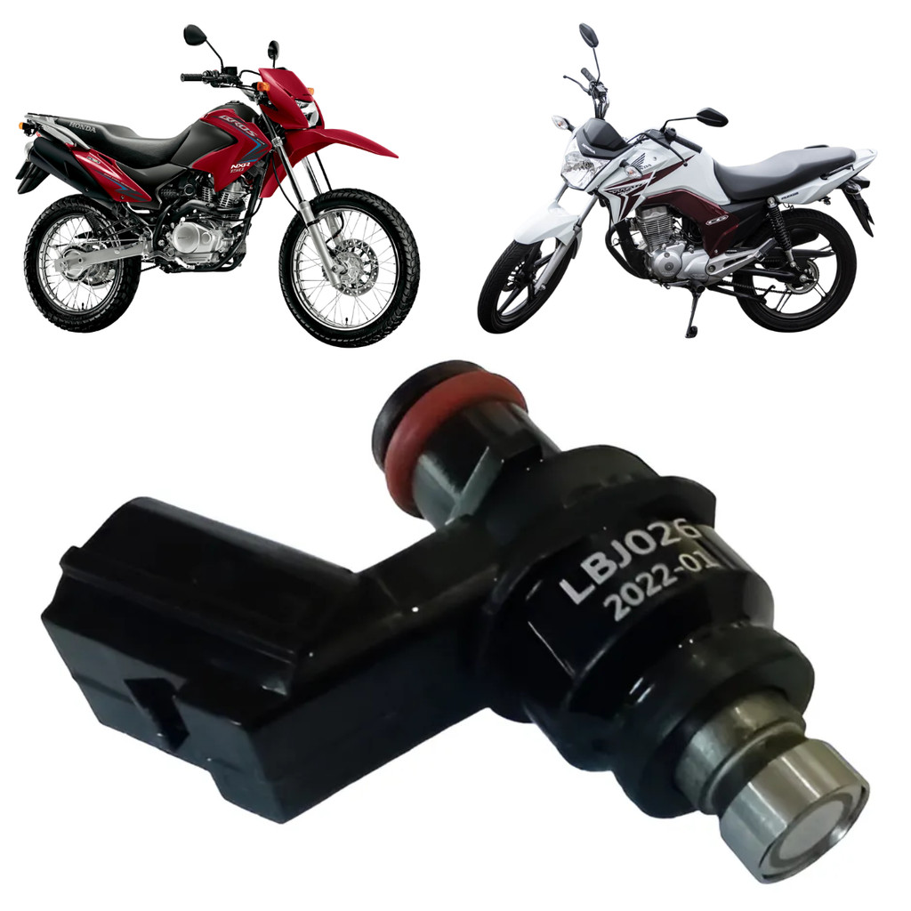 Bico Injetor Honda CG 150 Titan / Fan 2011‑2013 + NXR 150 Bros 2011‑2013 Flex/Mix