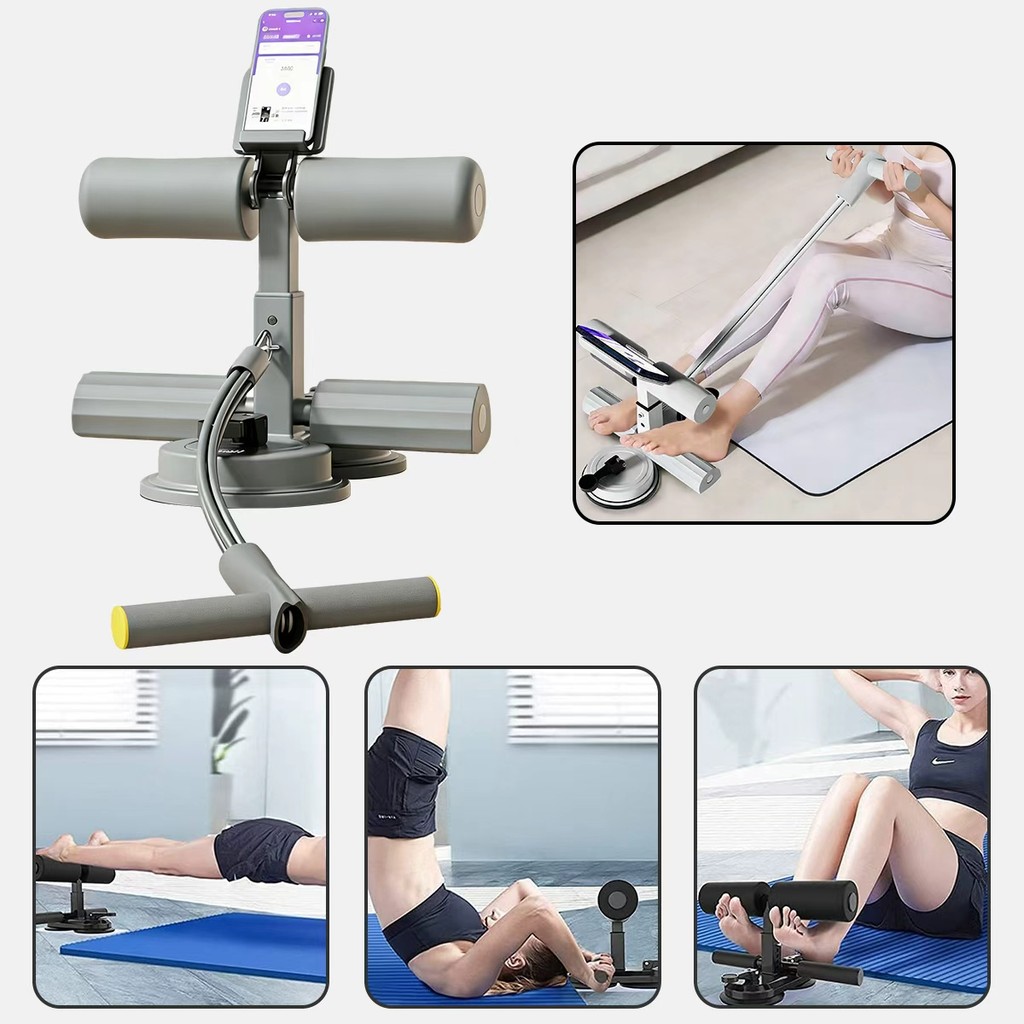 Aparelho para exercícios abdominais - com suporte para celular e estrutura estável, perfeito para ioga. em Oferta na Shopee
