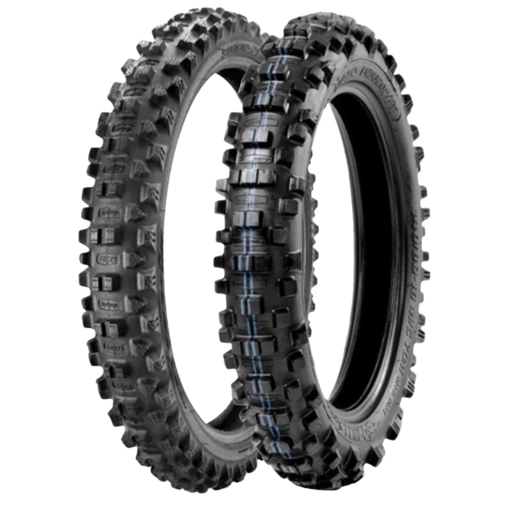 KIT PNEU DE MOTO 90/100-21 + 140/80-18 BORILLI 7 DAYS ENDURO SOFT
