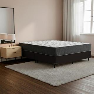 Cama box e Colchão ISO 100 D33 – Queen Size(158x198)-Ortobom em Oferta na Shopee