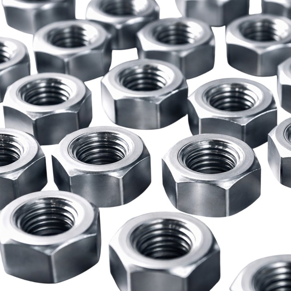 Porca Sextavada Zincada Rosca UNC Stein 1/4" 100 Peças