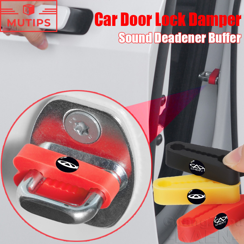 2/4 Pçs/Set Chery Amortecedor De Fechadura De Porta De Carro Som Almofada À Prova De Choque Para Tiggo 8 Pro 7 Plus Omod