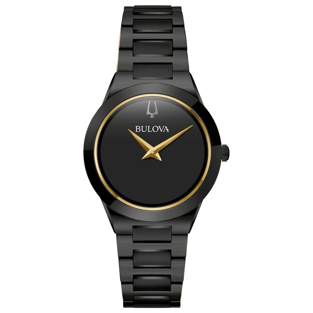 Relógio Bulova Feminino Millennia Quartz Black Dial 32mm 98L314
