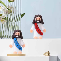 100 peças Mini boneca de Jesus decoração de páscoa
