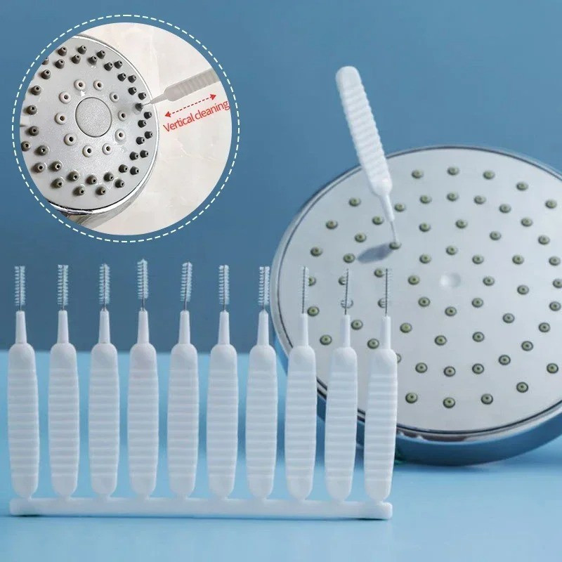 Mini Escova De Limpeza Descartável Para Cerdas De Nylon Com Furo De Chuveiro De 0,7 mm WL-2333