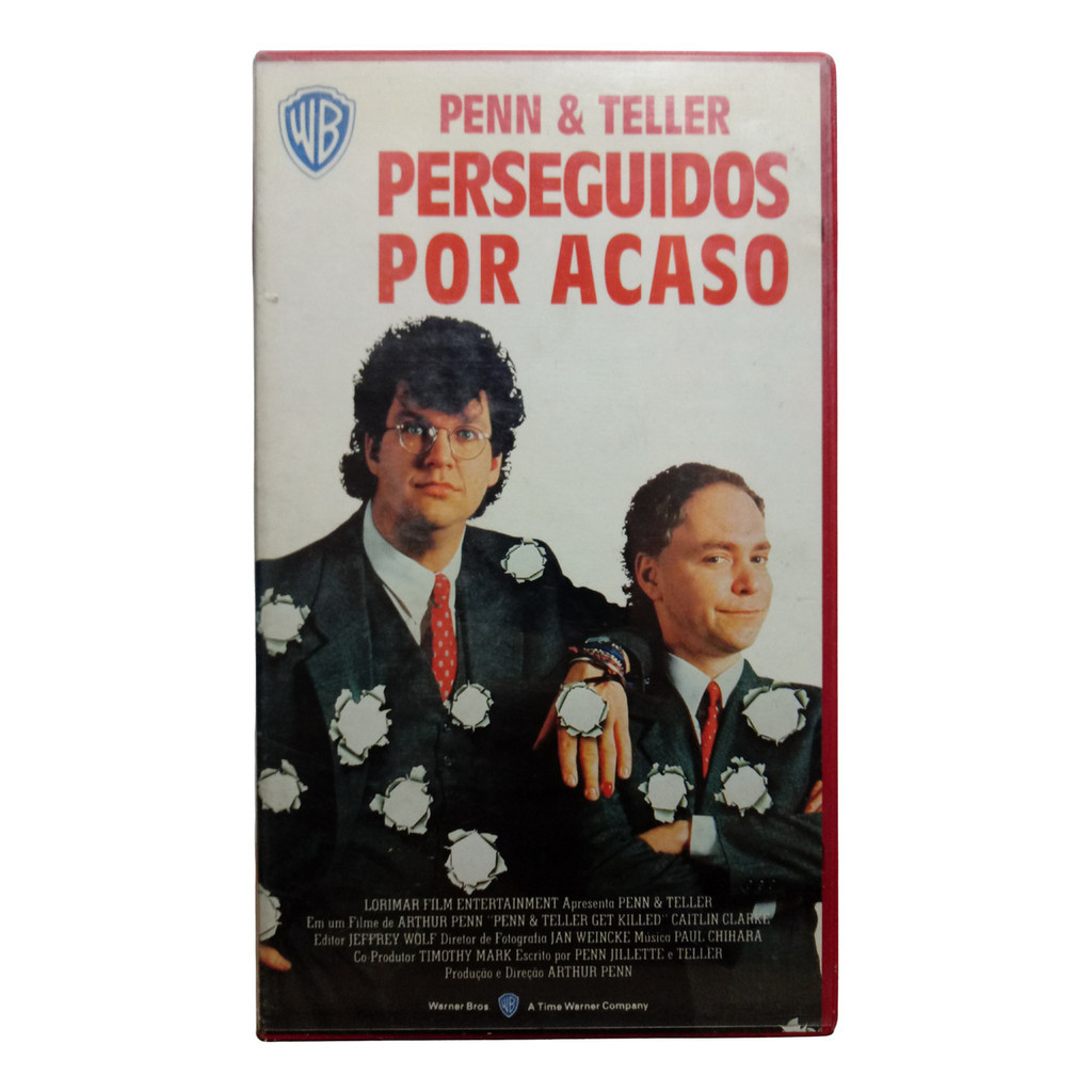 Vhs Perseguidos Por Acaso - Penn & Teller - Arthur Penn
