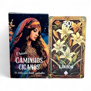 Oráculo Tarô Caminhos Ciganos para Iniciantes 36 Cartas em Oferta na Shopee