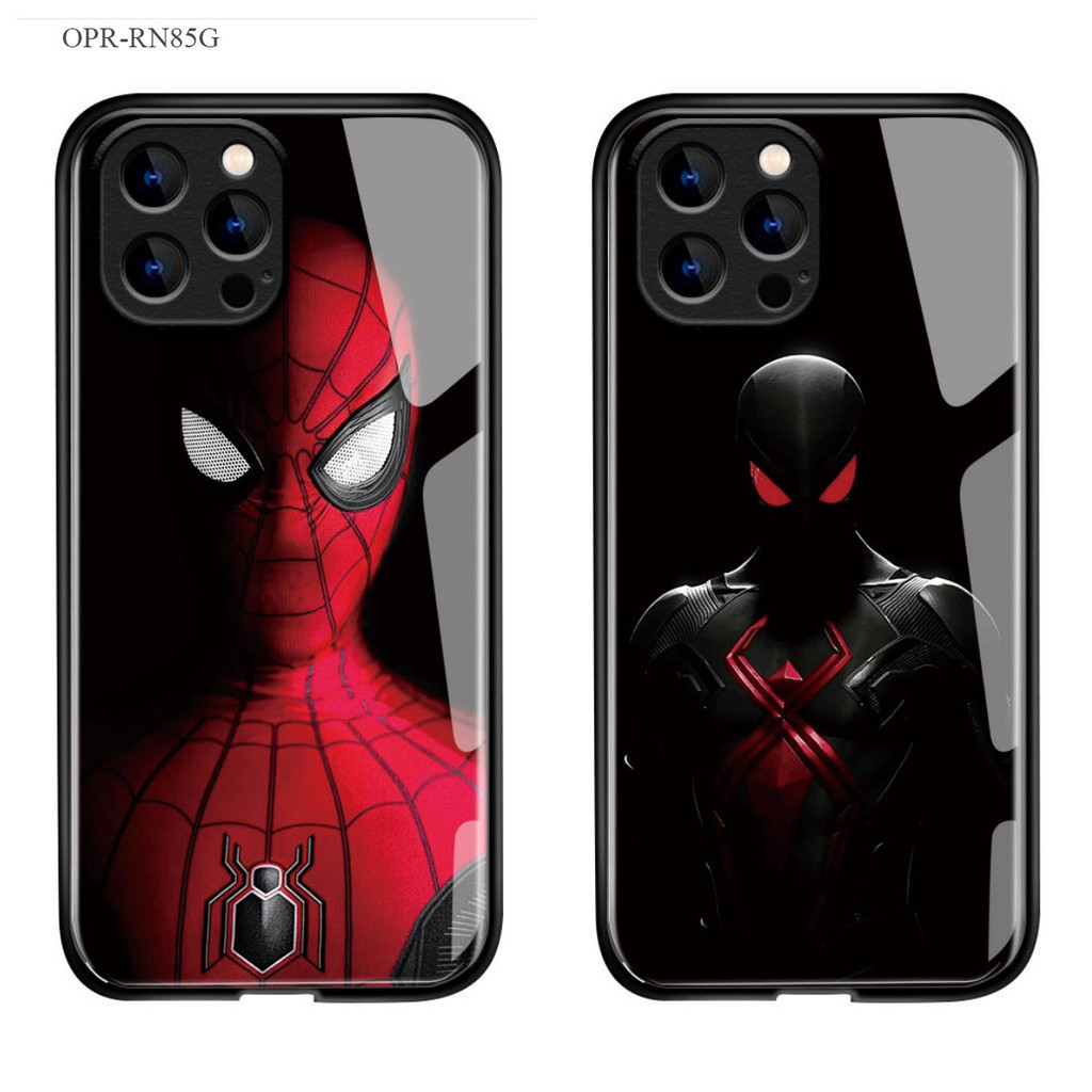Vitrine de cristal Para iPhone 17 Pro Max 17Air 16 15 13 11 14 12 11 Pro Xs Max XR Homem-Aranha Legal Capa