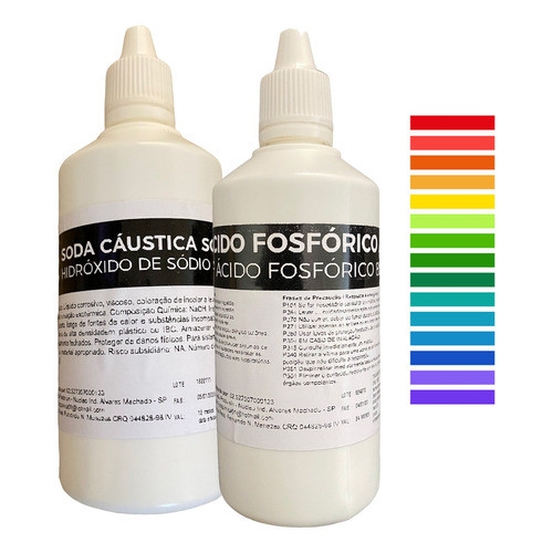 Kit Regulador Ph Up E Ph Down 100 Ml Grow Cultivo Hidroponia