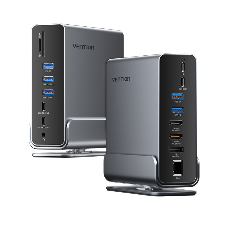 Dock Station 15 Em 1 Usb-c Tela Tripla Hdmi Macbook Pro/air