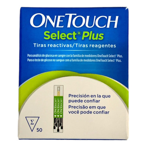 Tiras One Touch Select Plus Com 50 Unidades