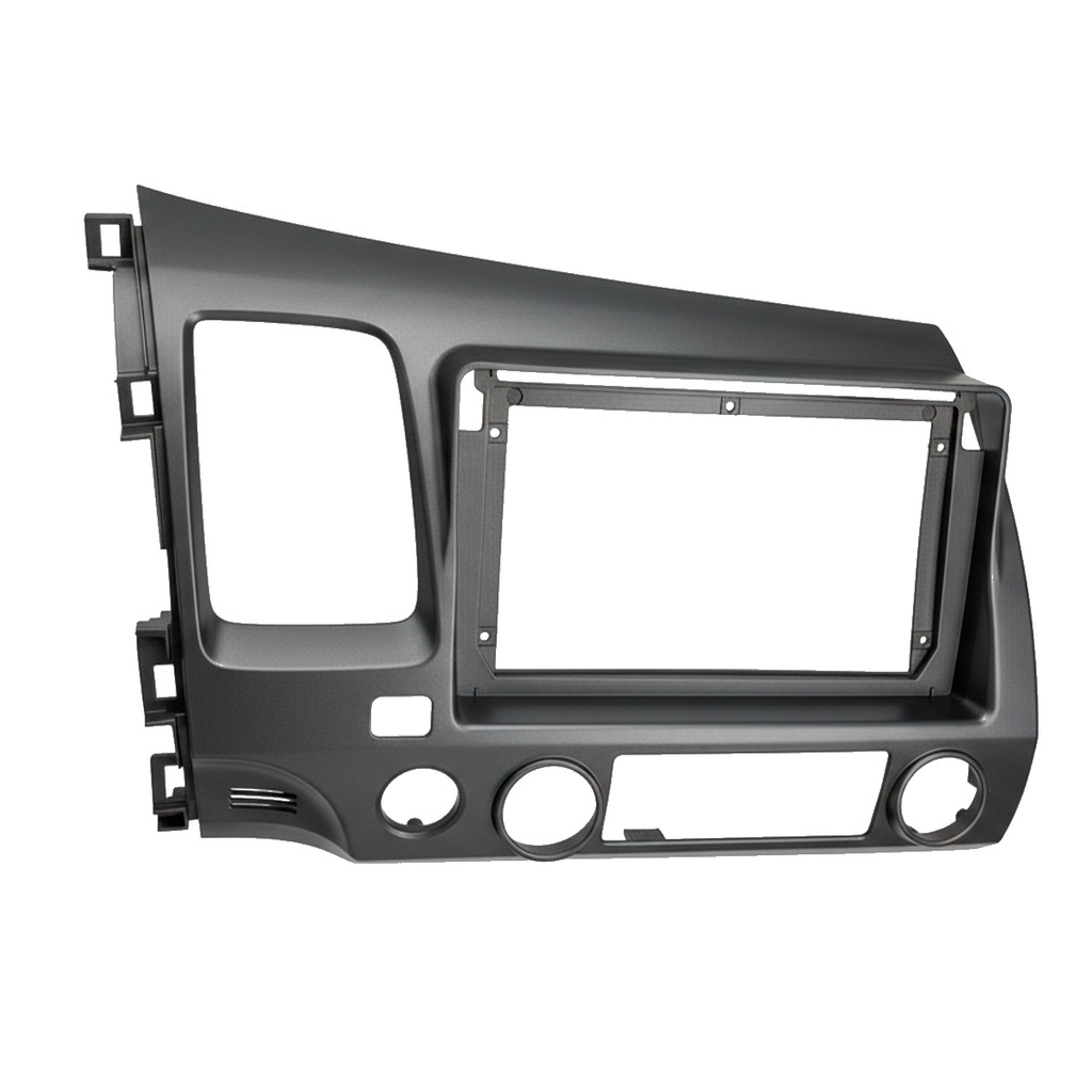 Moldura Central Multimídia 9 Polegadas Chinês Compatível para Painel Honda Civic 2007 até 2011 Grafite - Fiamon em Oferta na Shopee