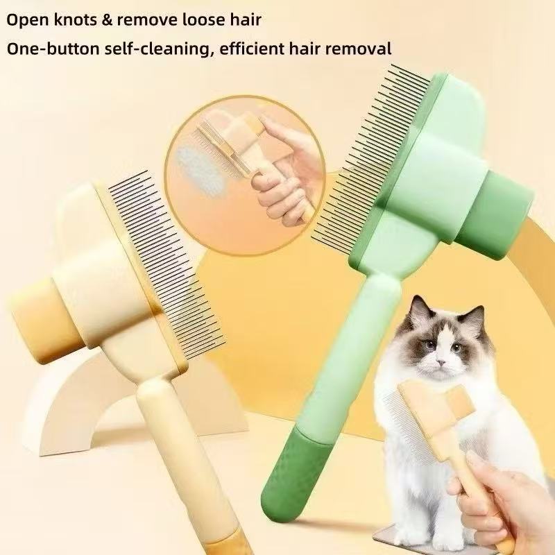 Pentes Profissionais Para Pulgas E Gatos , Cães , Escova Flutuante Remoção De Pelos , Ferramenta De Limpeza em Oferta na Shopee