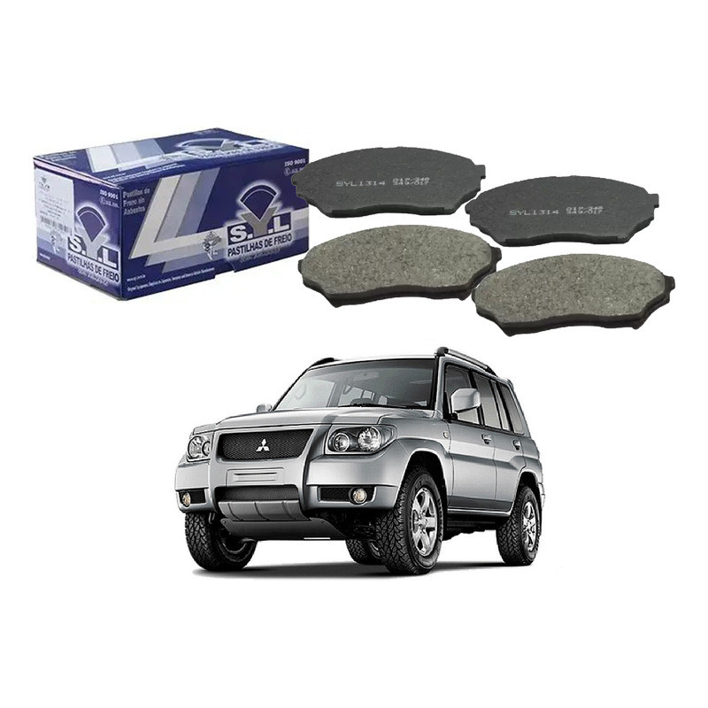 Pastilha Freio Dianteira Syl Pajero Tr4 2.0 16v 2007 A 2010
