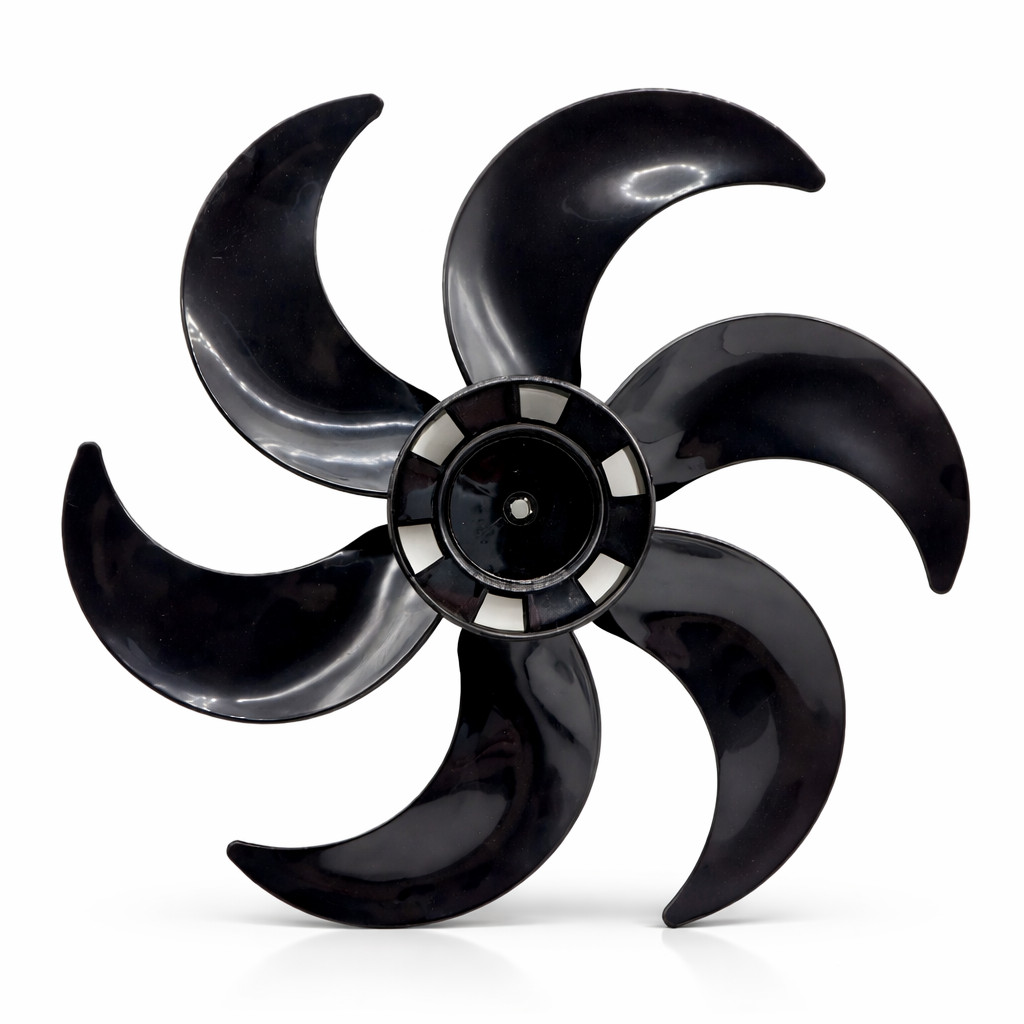 Hélice Ventilador Ventisol 50cm Turbo Steel 6 Pás Preta