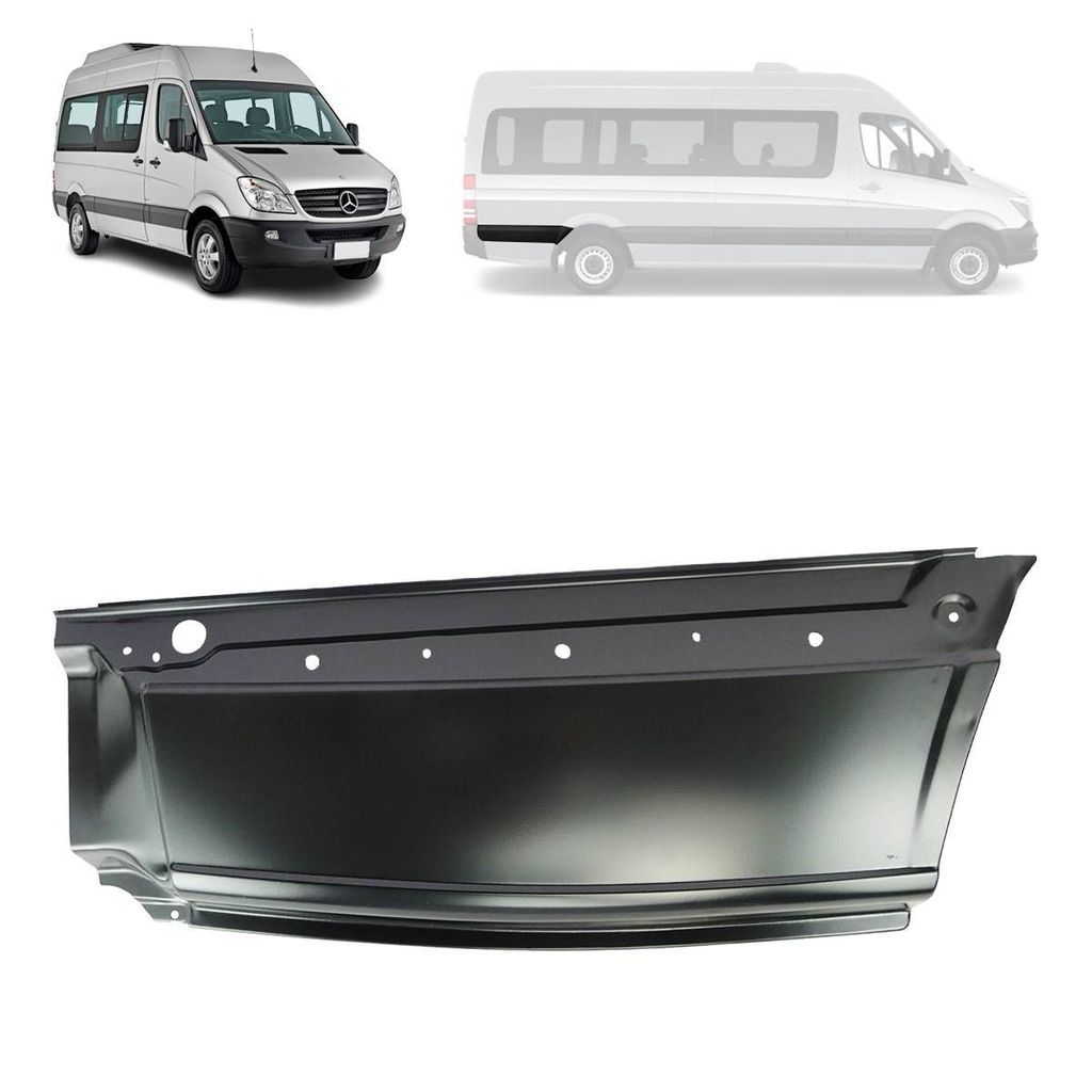 LATERAL CAIXA DE AR MERCEDES BENZ SPRINTER LONGA 2012 A 2019 (DEPOIS DA RODA) LADO DIREITO