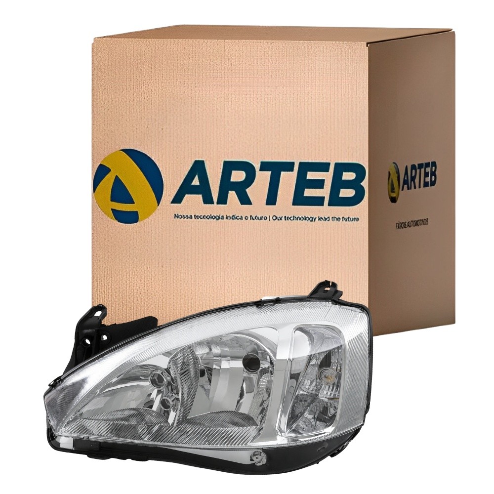 Farol Chevrolet Corsa Montana 2003 Ate 2010 Lado Esquerdo