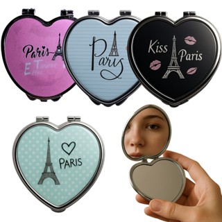 Espelho de Bolso Coração Modelo Paris Sortido kits de 1 a 4 Unidades em Oferta na Shopee