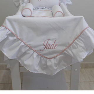 Manta Leito Maternidade 100% algodão - Bebê Menina Menino –  Recém-Nascido  | GC em Oferta na Shopee