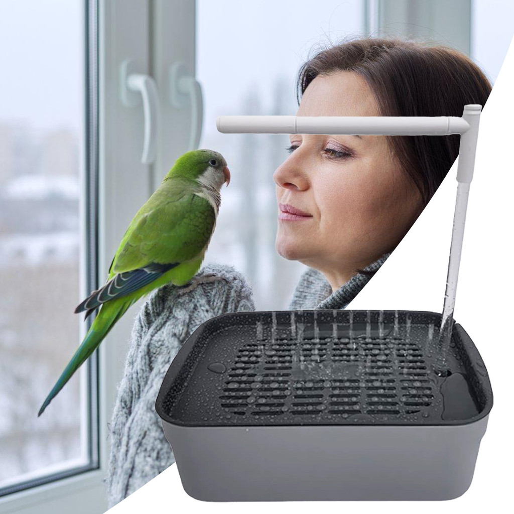 [Em Estoque] Fonte De Banho Grande Para Chuveiro De Pássaros , Água Circulante Periquito , Calopsita em Oferta na Shopee