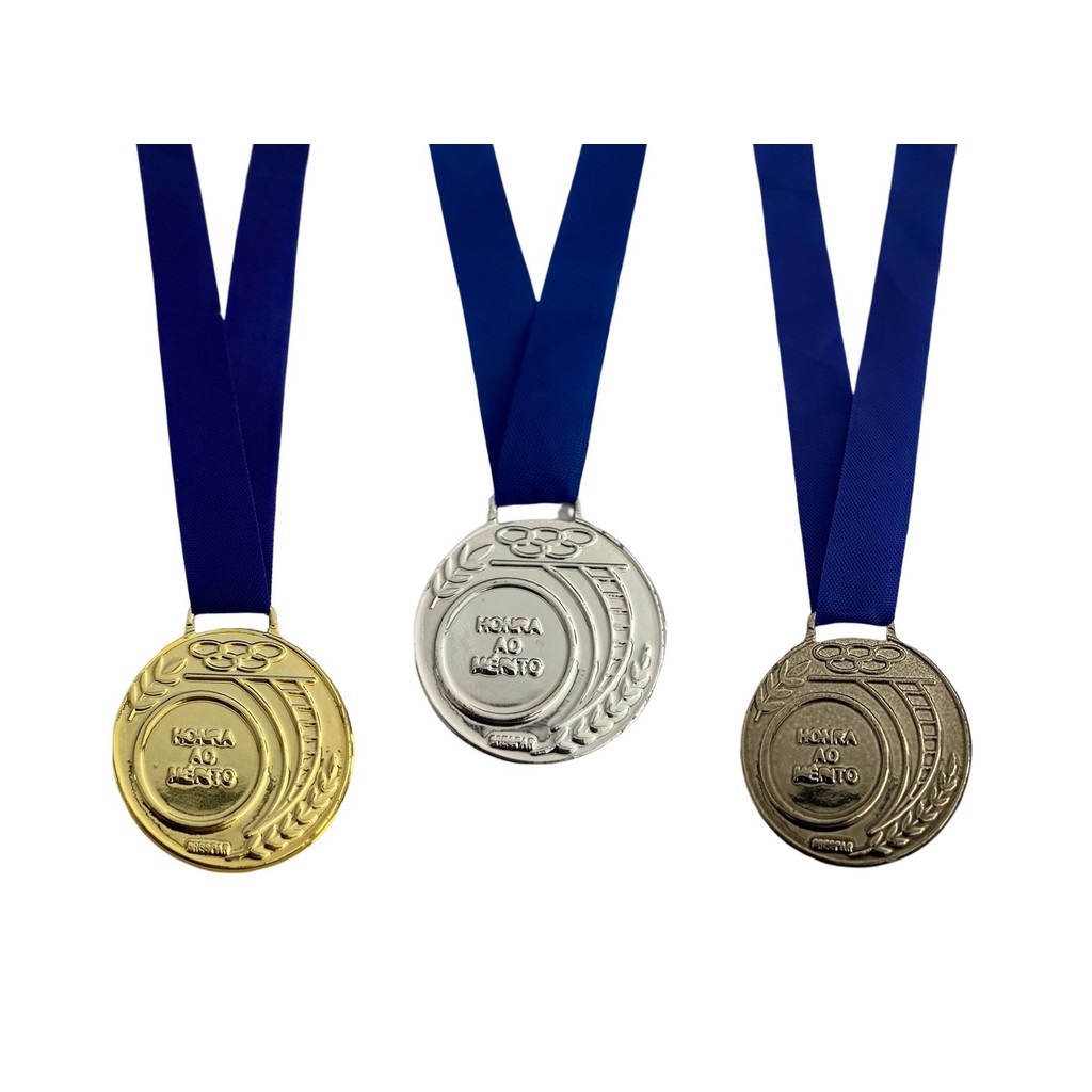 Kit 100 de ouro 100 de prata 20 de bronze Medalhas Olímpico