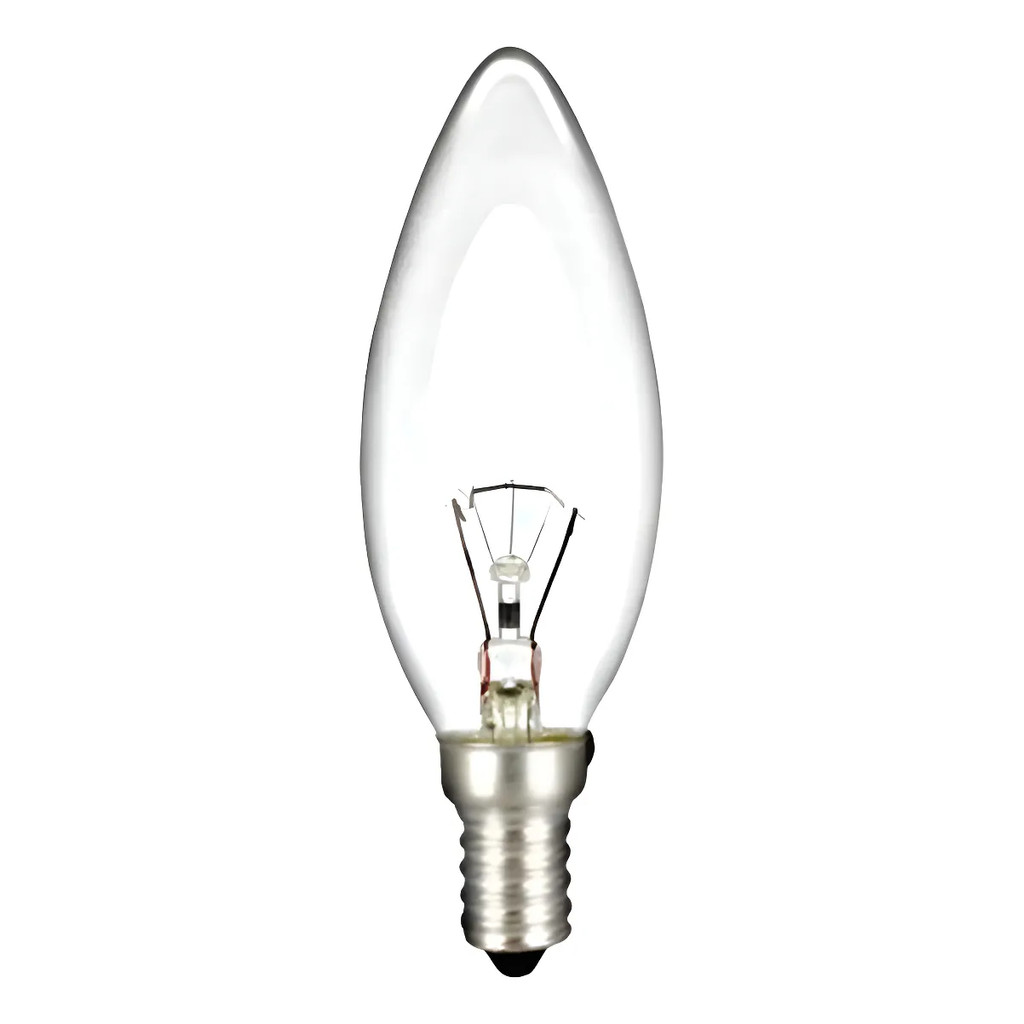 Lâmpada Vela Lisa 40W 220V Clara E14 - Brasfort em Oferta na Shopee