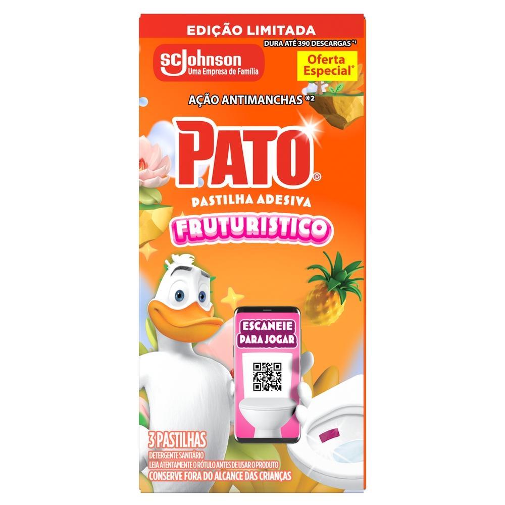 Detergente Sanitário Pastilha Adesiva Fruturístico Pato 3 Unidades