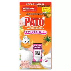Detergente Sanitário Pastilha Adesiva Fruturístico Pato 3 Unidades