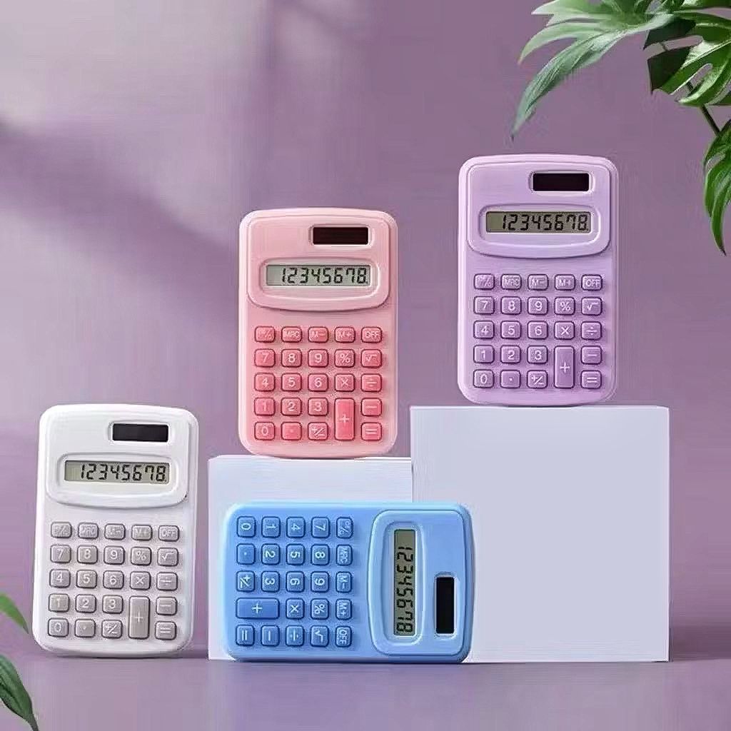 Calculadora Mini-Portátil De Bolso Matemática De 8 Dígitos Alta Qualidade Pra Uso Escolar Escritorio em Oferta na Shopee