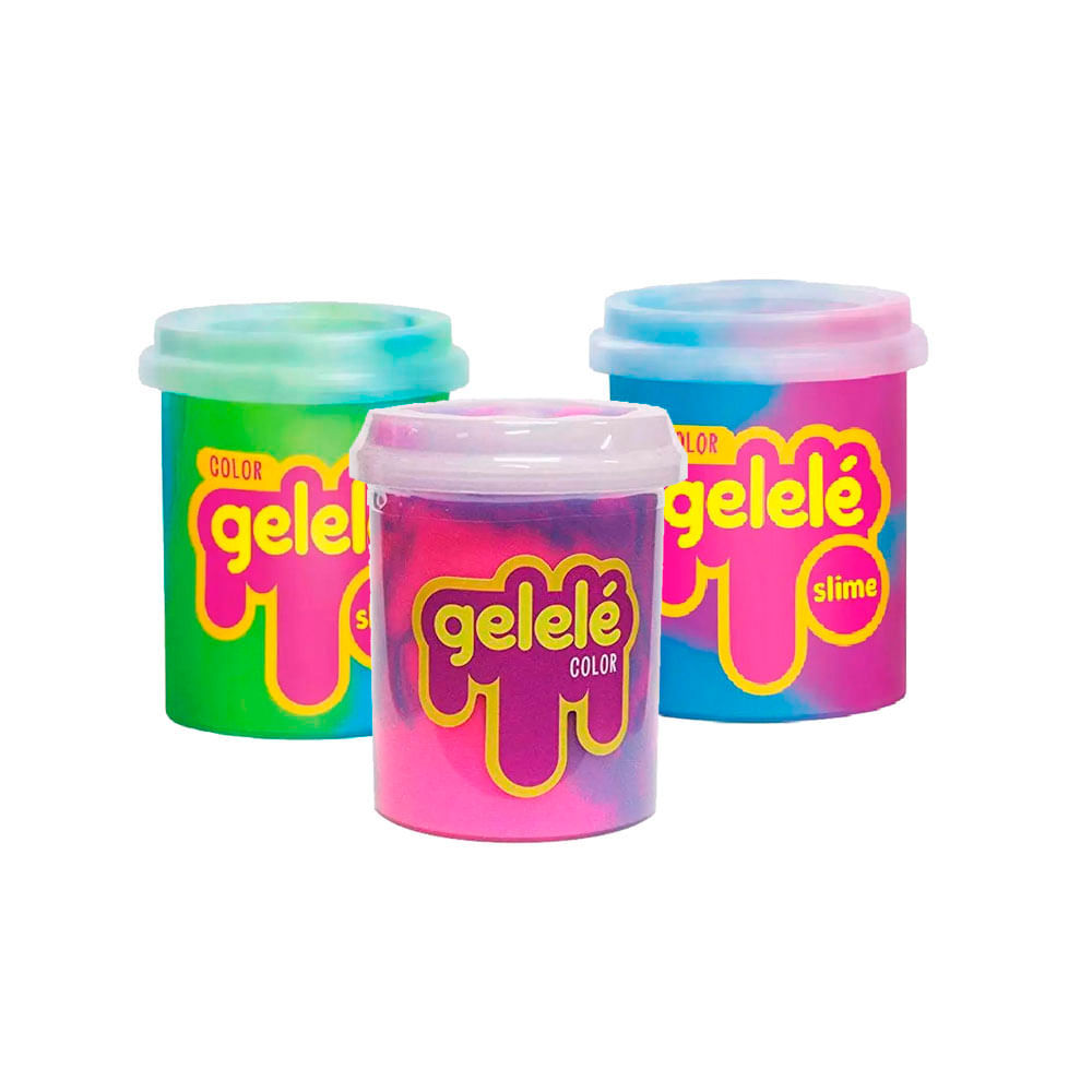 Gelelé Slime Doce Brinquedo Pote Colorido - Item Sortido