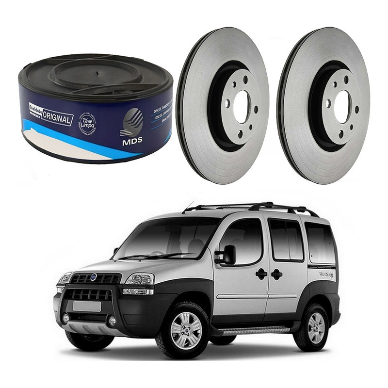 Disco Freio Dianteiro Doblo Adventure 1.8 2005 A 2010