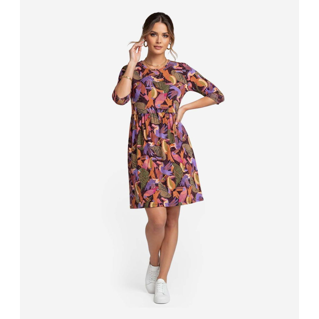 Vestido Feminino em Molecotton Infinita Cor Vermelho