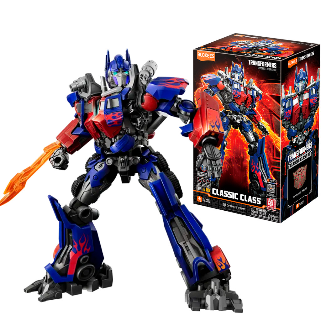 Boneco Articulado Montável Blokees Transformers Classic Class 09 Optimus Prime 2007 Model Kit