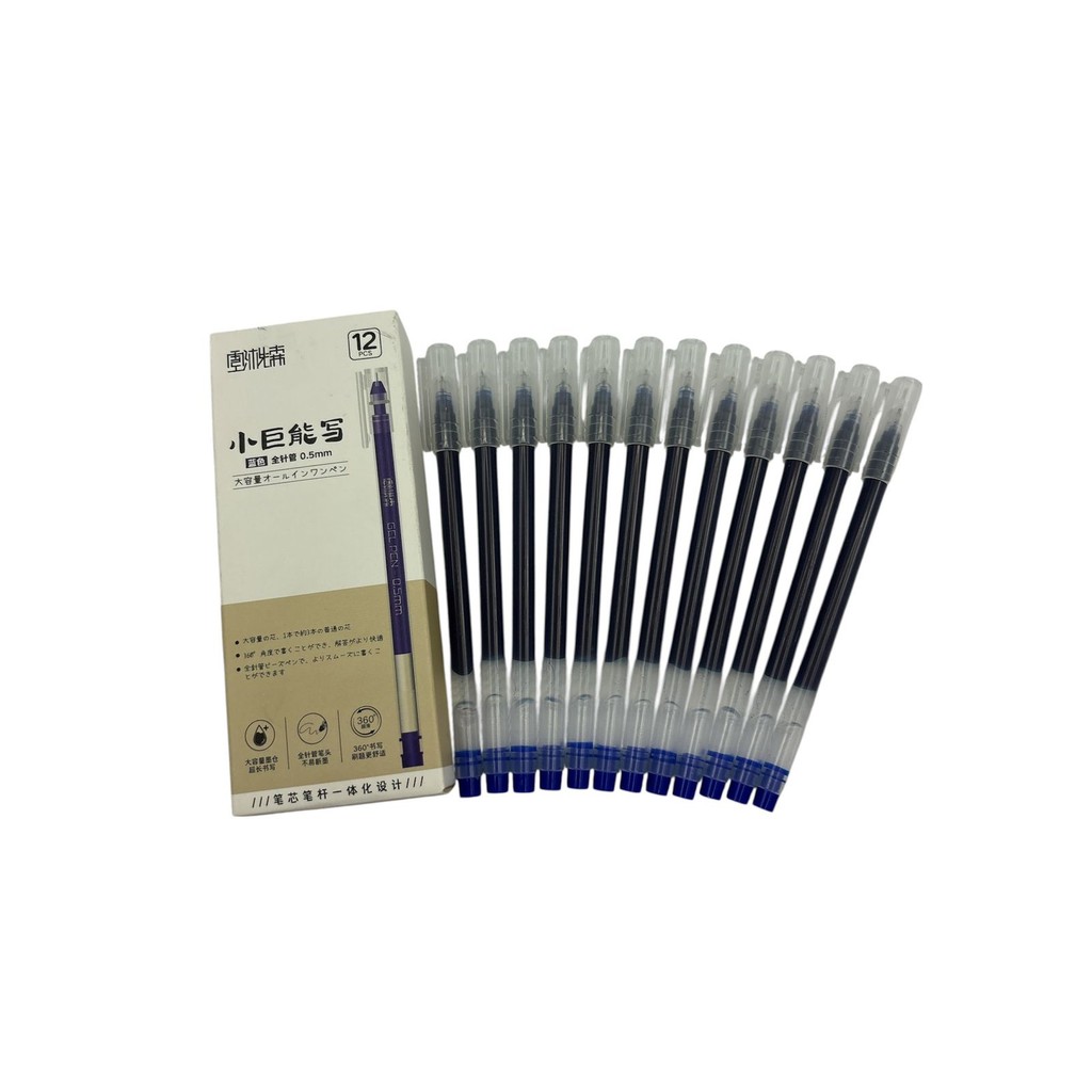 Caneta em Gel 0.5mm - Kit com 12 Unidades em Oferta na Shopee