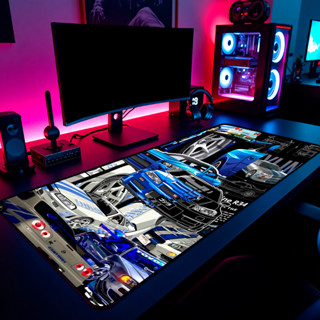 Mouse Pad Carro Nissan Skyline R34 GTR Gamer 65x30cm / 80x40cm / 90x50cm / 120x60cm Borda Costurada em Oferta na Shopee